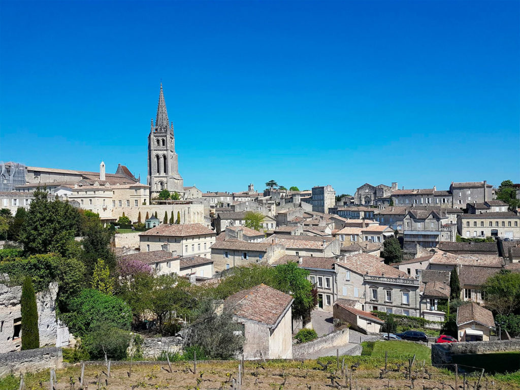 The medieval town of St Emilion