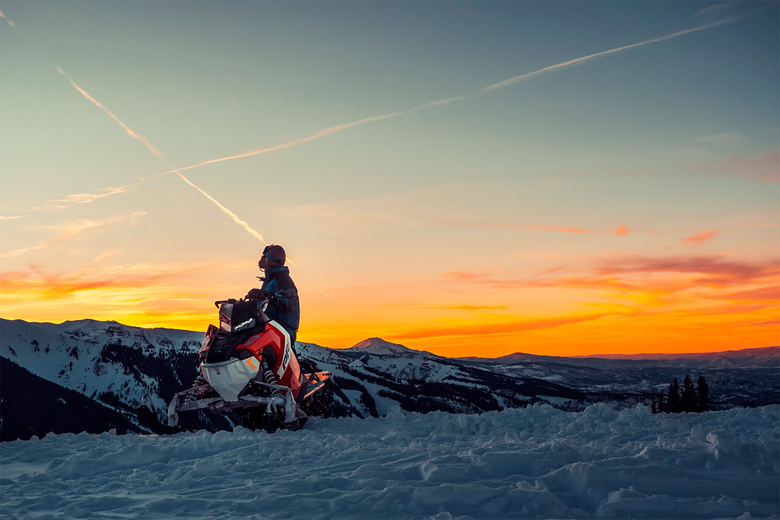 Snowmobile safari in Courchevel