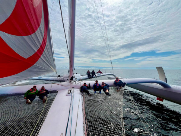 trimaran sailing experience brittany