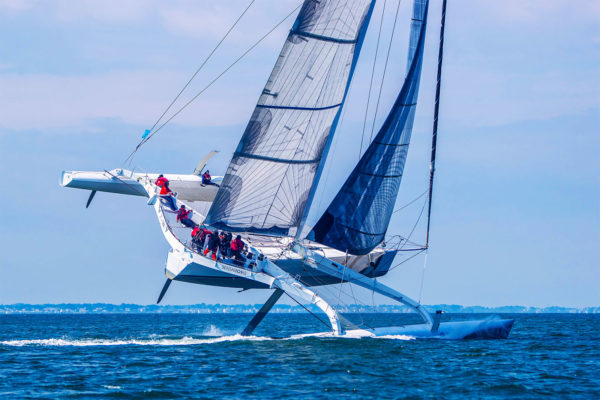 trimaran sailing experience brittany