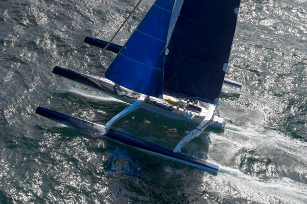 trimaran sailing experience brittany